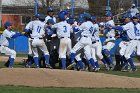 Baseball vs MIT  Wheaton College Baseball vs MIT in the  NEWMAC Championship game. - (Photo by Keith Nordstrom) : Wheaton, baseball, NEWMAC